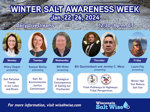 Winter Salt Awareness Week poster
